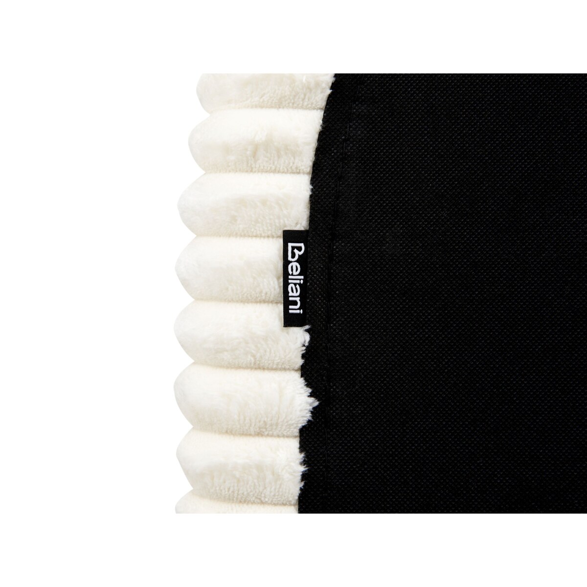 Łóżko Sztruks FLAYAT 160 x 200 cm Złamana biel