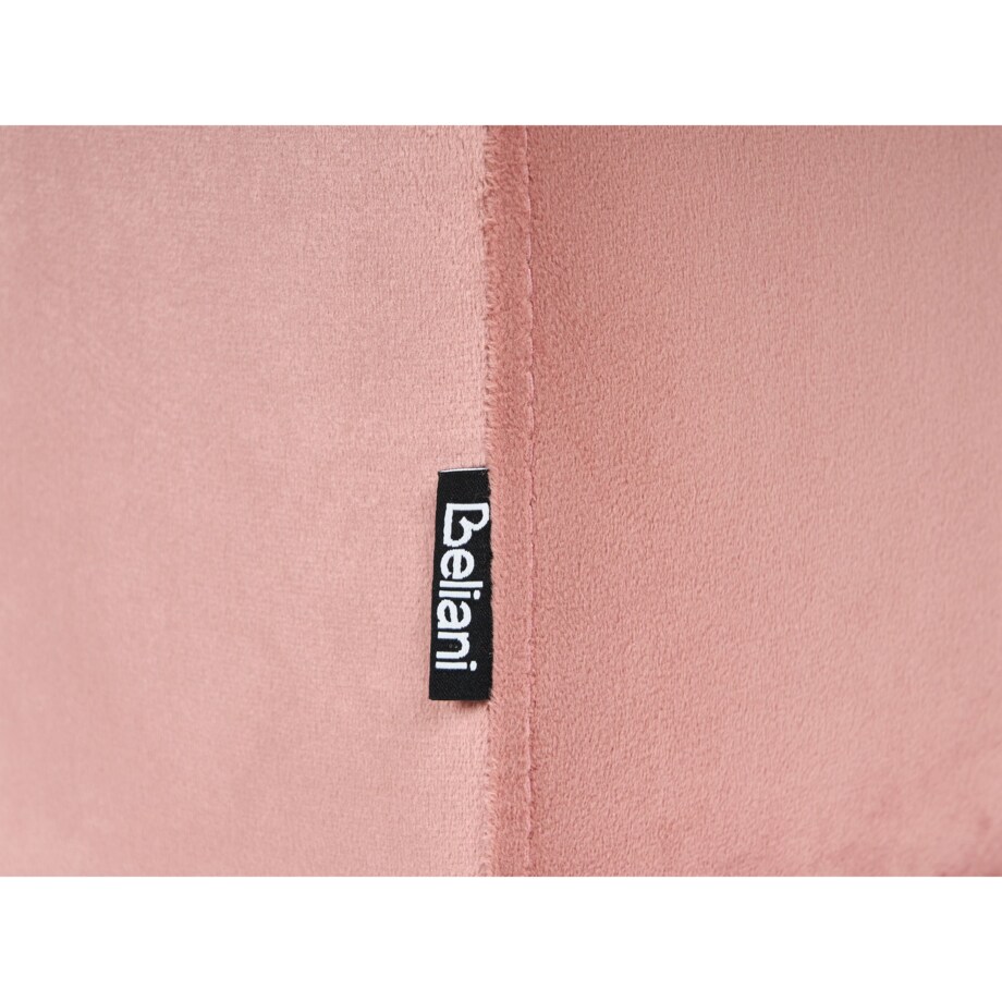 Puf welurowy 35 x 42 x 42 cm różowy MODOC