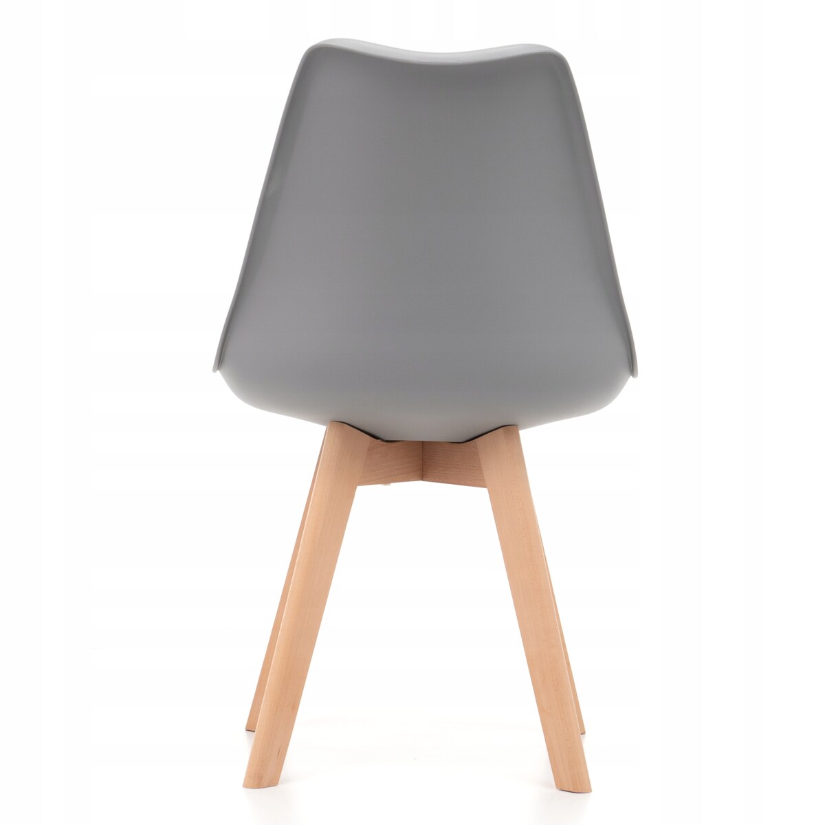 Krzesło skandynawskie do salonu jadalni kuchni nowoczesne DUBLIN jasnoszary