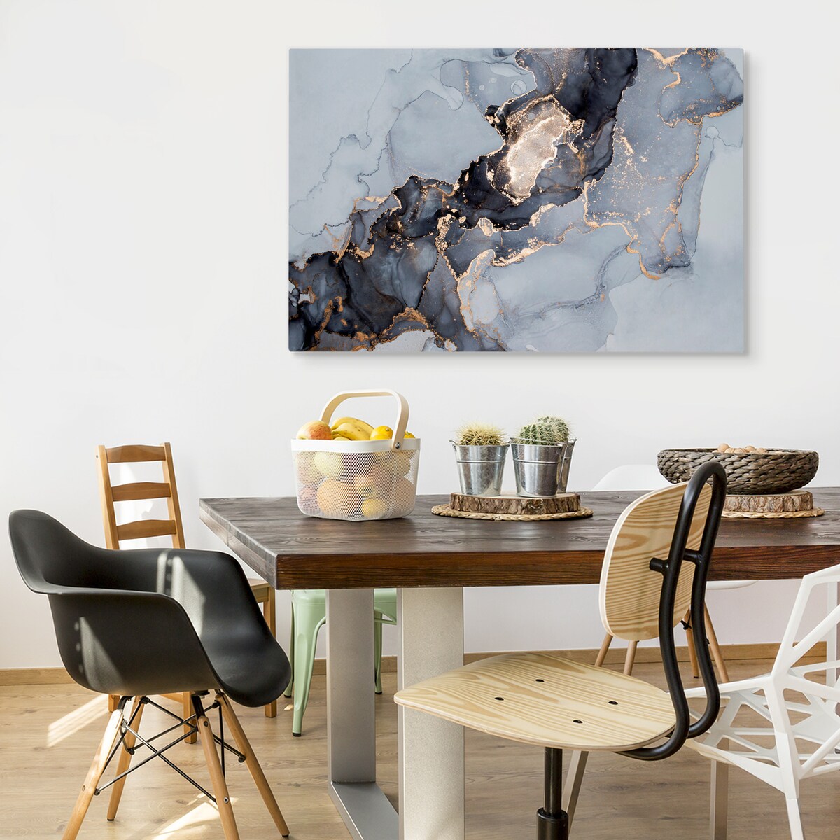 Obraz Nowoczesny Marmur W Stylu Glamour 120x80cm