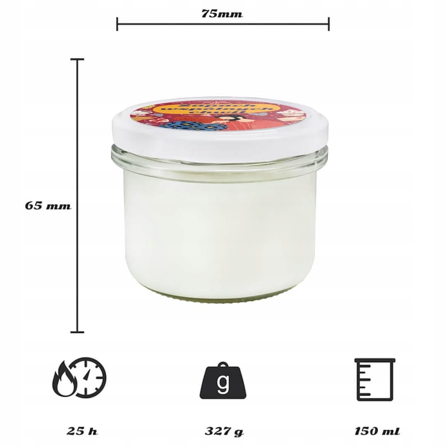 Naturalna świeca sojowa zapachowa "ZAPACH WSPÓLNYCH CHWIL" romantyczny prezent upominek na walentynki rocznice dla chłopaka dziewczyny niej niego żony męża kobiety faceta mężczyzny narzeczonej