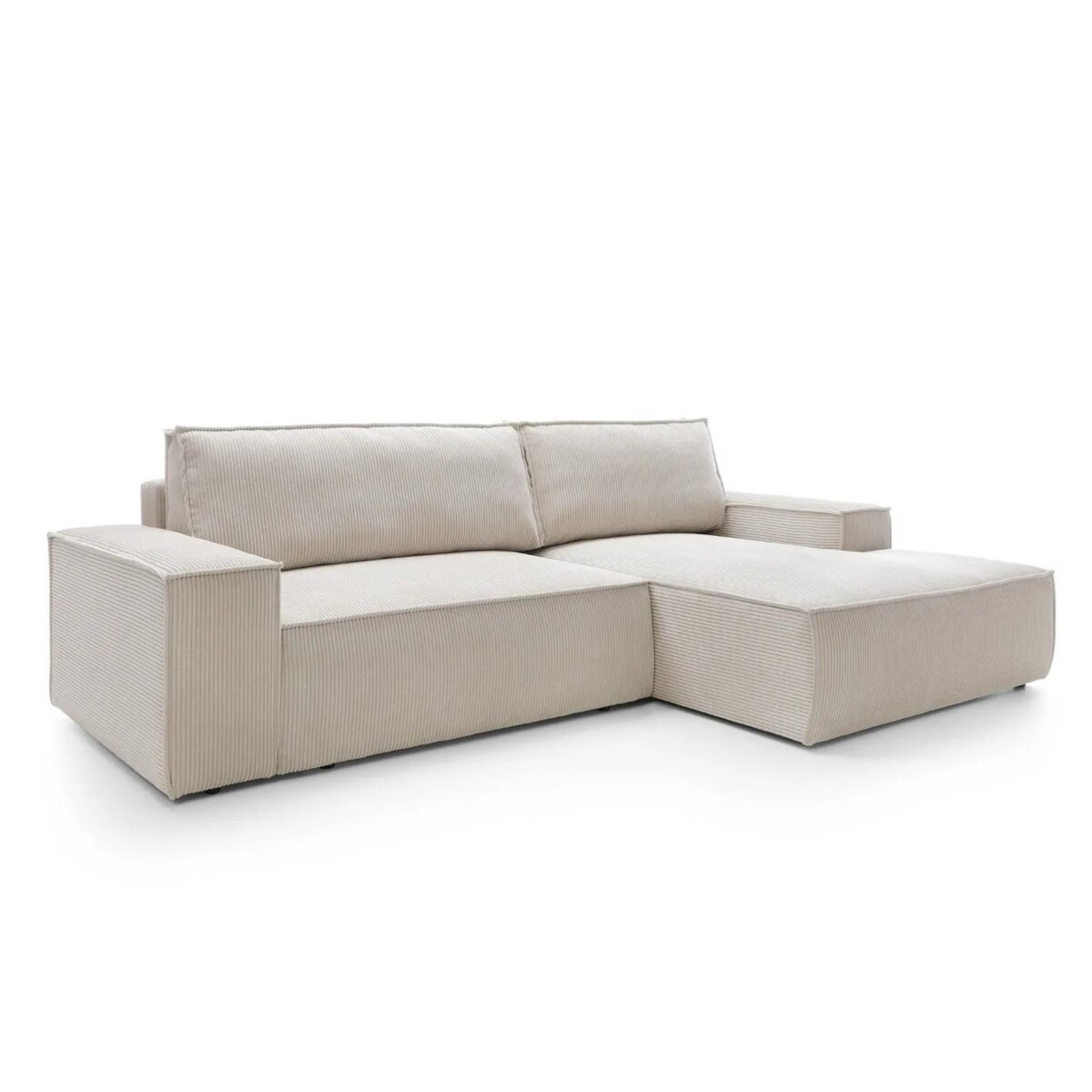 Narożnik z funkcją spania FELICIA M kremowy prawy/lewy