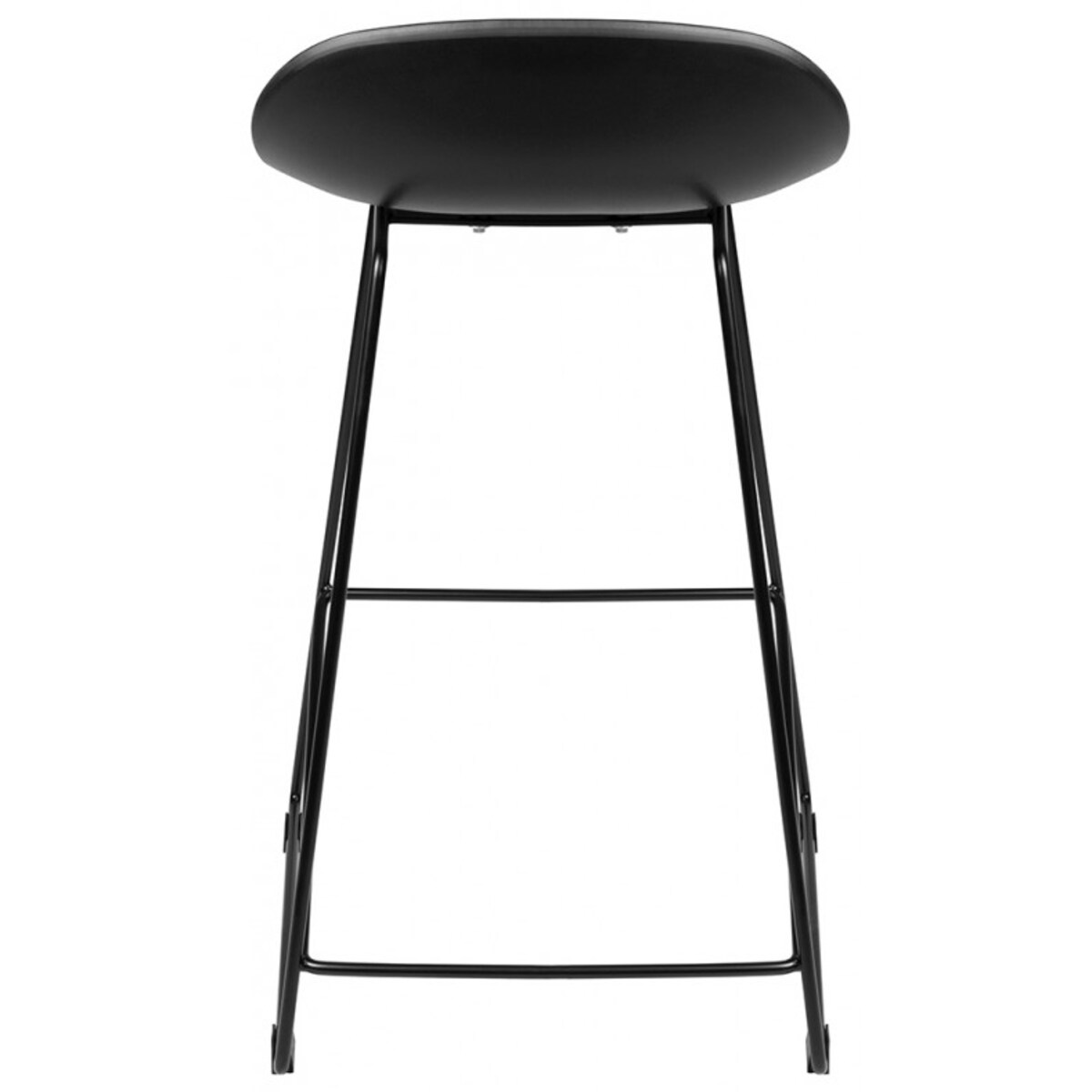 Krzesło kuchenne Rolf PC-148A.76 z podnóżkiem loft czarne