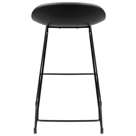 Krzesło kuchenne Rolf PC-148A.76 z podnóżkiem loft czarne