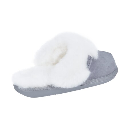 KAPCIE DAMSKIE CASHMERE POPIELATO-BIAŁE 37