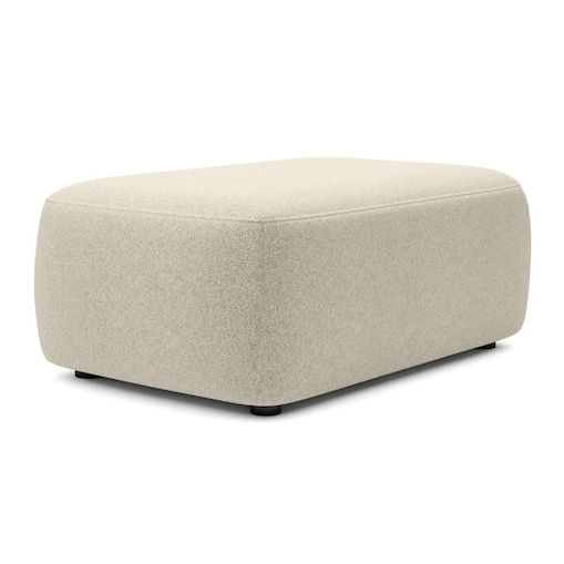 Pufa prostokątna BELLA beżowa