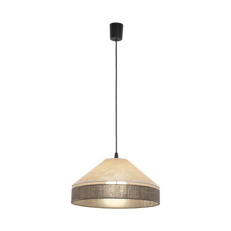 Eliss Black Juta Lampa Wiszaca 1Xe27