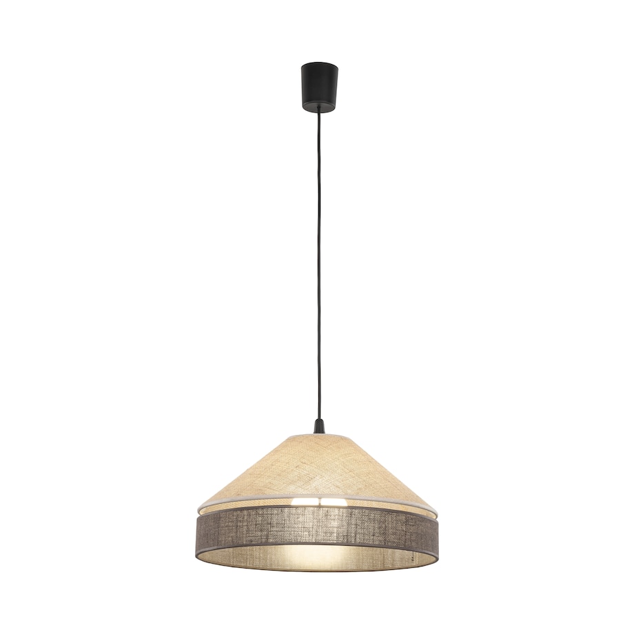 Eliss Black Juta Lampa Wiszaca 1Xe27
