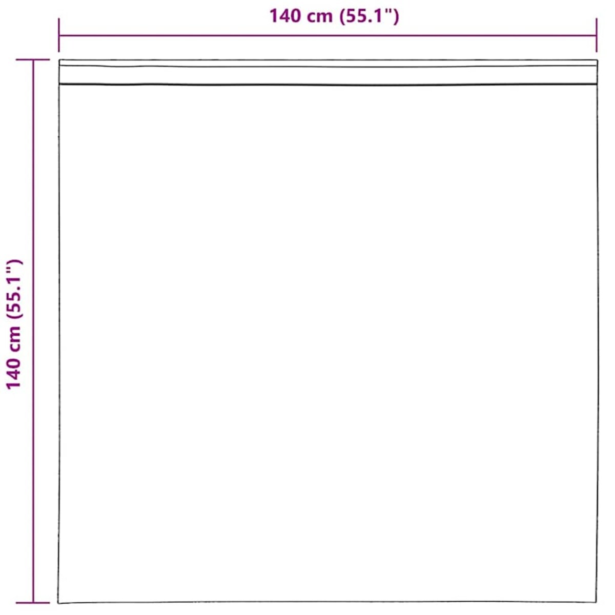 vidaXL Zasłony woalowe z zakładką na górze 2 szt. Czarne