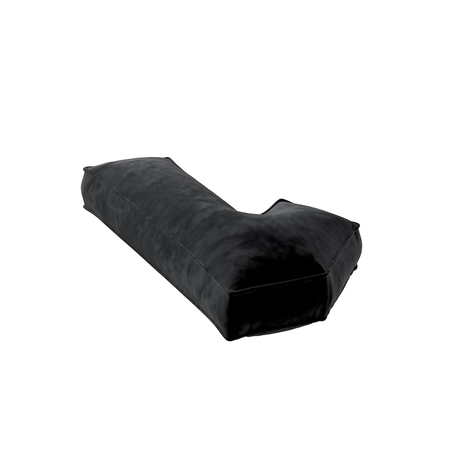 Poduszka Cyferka 1, głęboka czerń, 25 x 40 cm, Posh Velvet