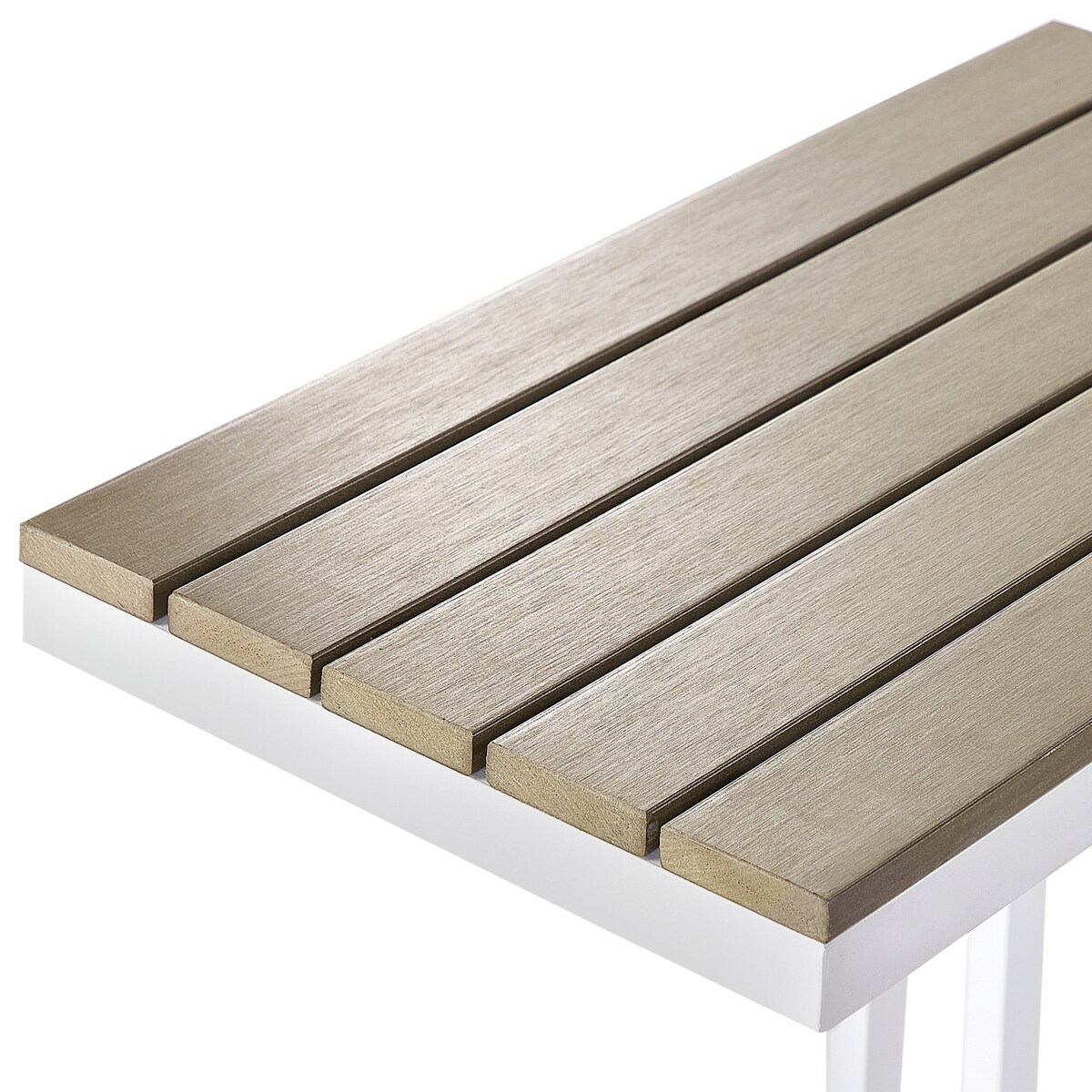 Stolik ogrodowy MESSINA 60 cm 35 cm Biały