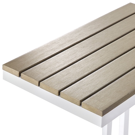 Stolik ogrodowy MESSINA 60 cm 35 cm Biały