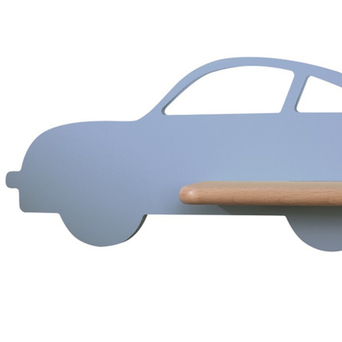 Drewniana LAMPA ścienna Kids Car 21-84798 Candellux dekoracyjna OPRAWA dziecięca LED 5W 4000K półka samochód niebieski drewno
