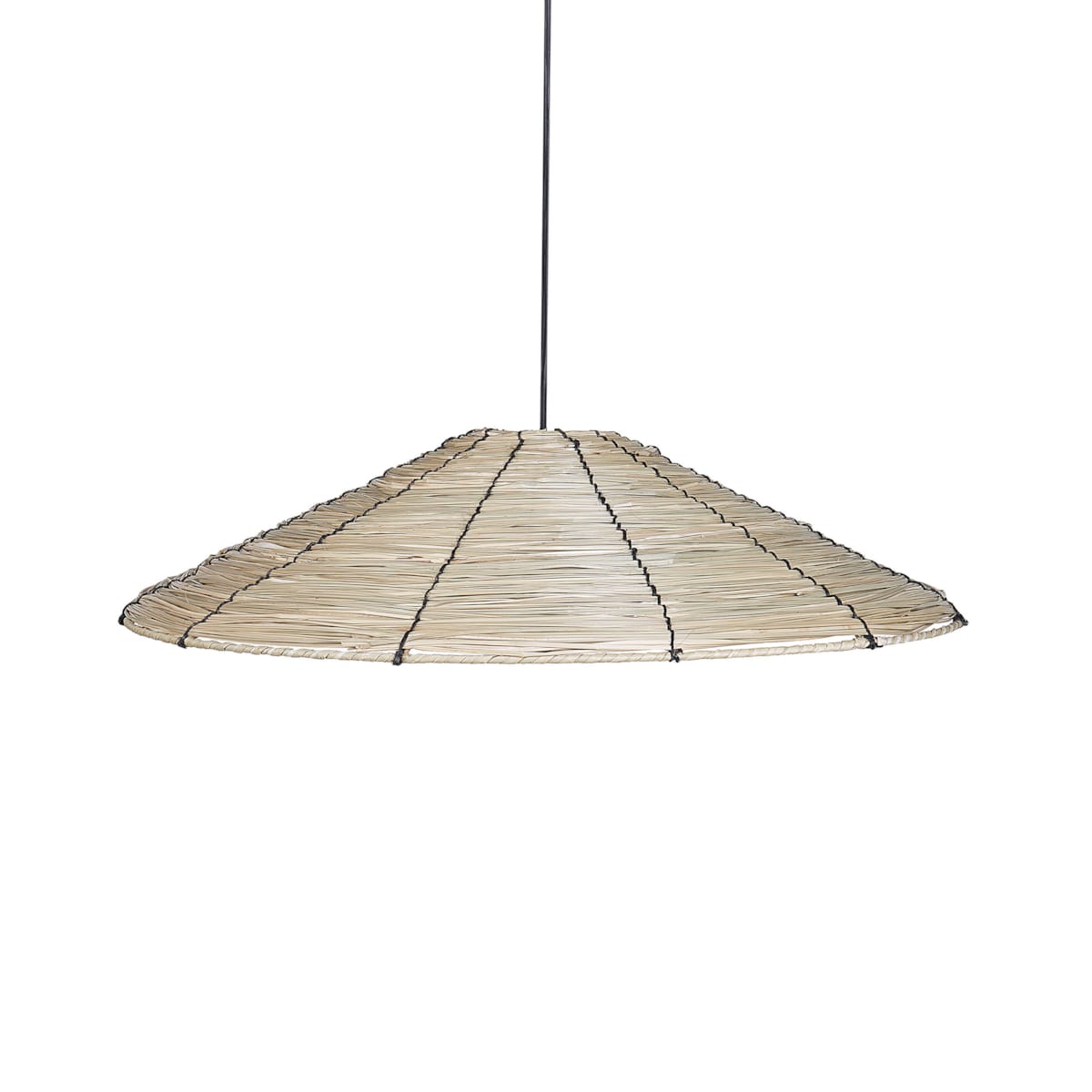 Lampa wisząca z trawy morskiej naturalna LUAGAN