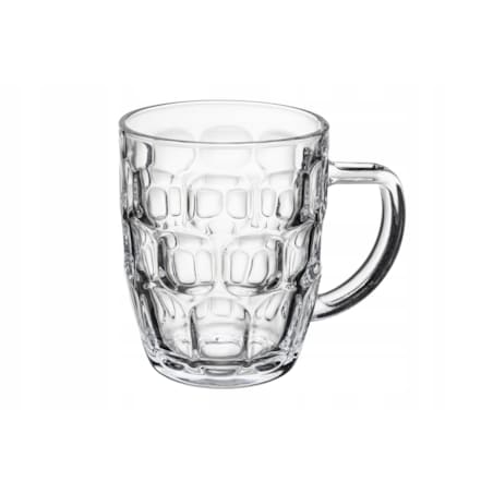 SZKLANY KUFEL na do piwa napoje z uchem 540 ml restauracji domu grill 6 szt