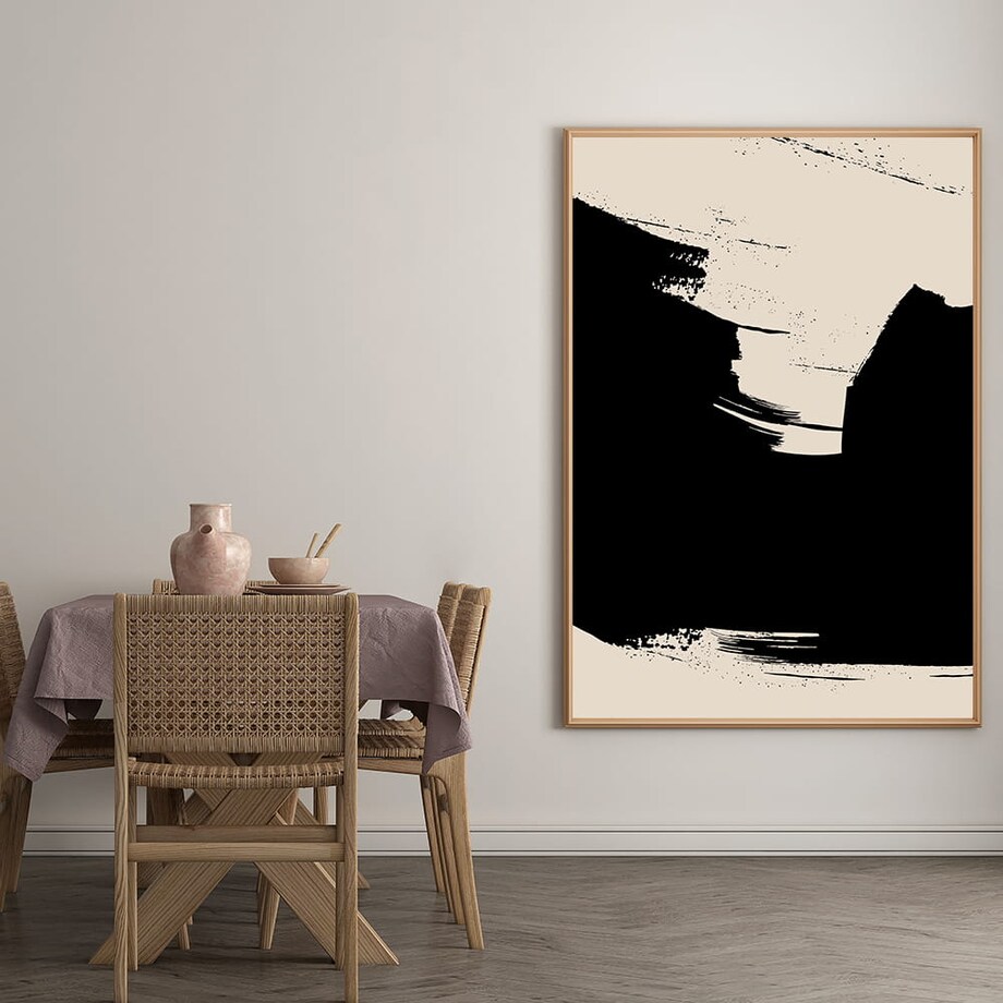 plakat black abstract 3 70x100 cm
