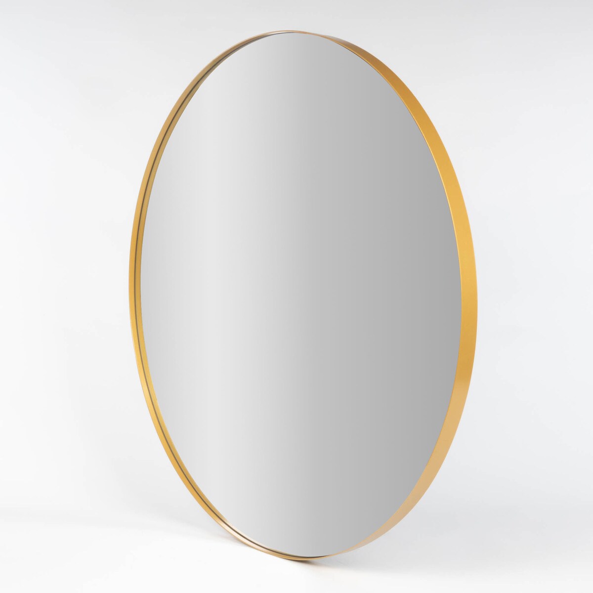 Lustro okrągłe NOOR, metalowa rama, Ø 80 cm