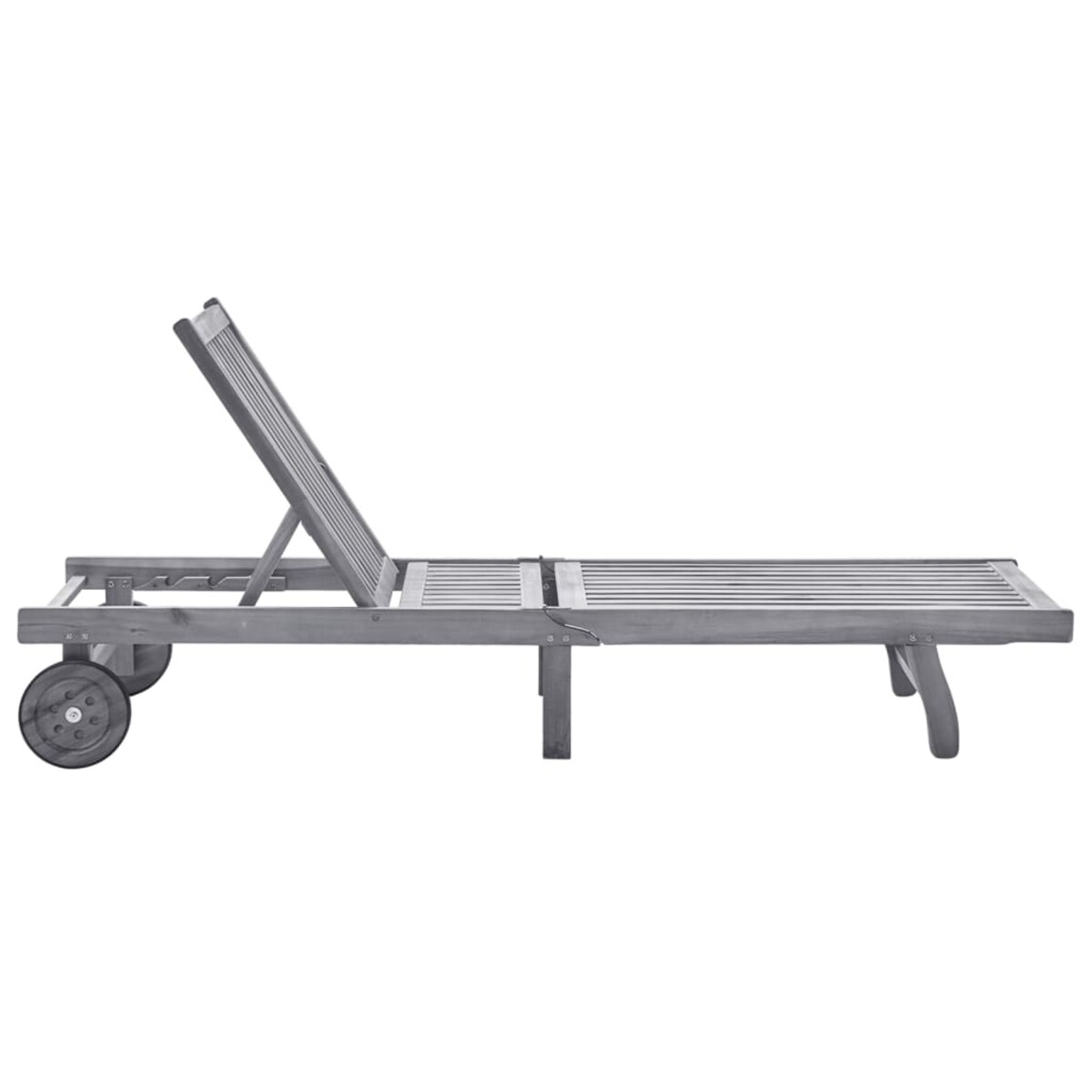 vidaXL Leżak, lite drewno akacjowe