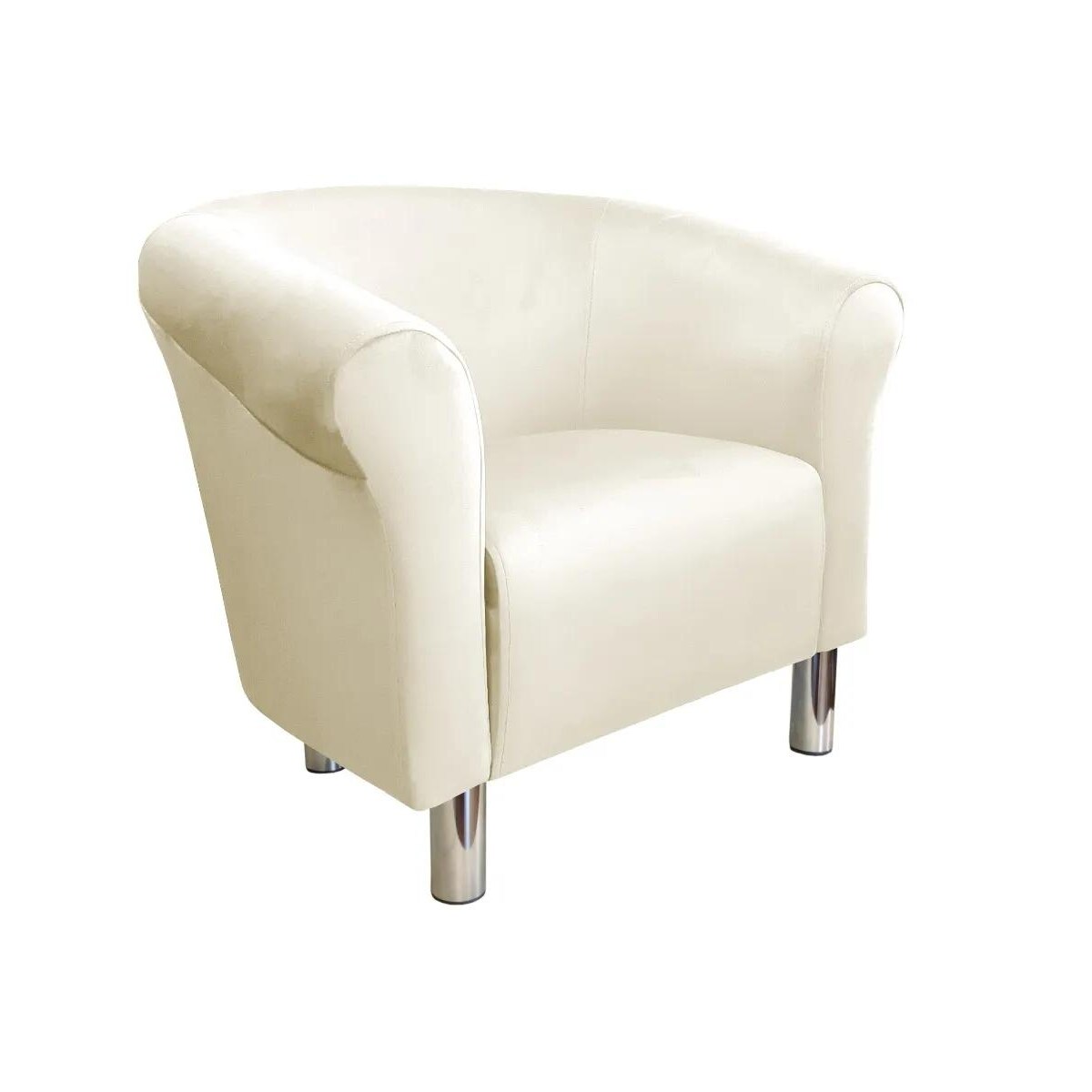 Fotel DRAWA 1 VELVET ecru