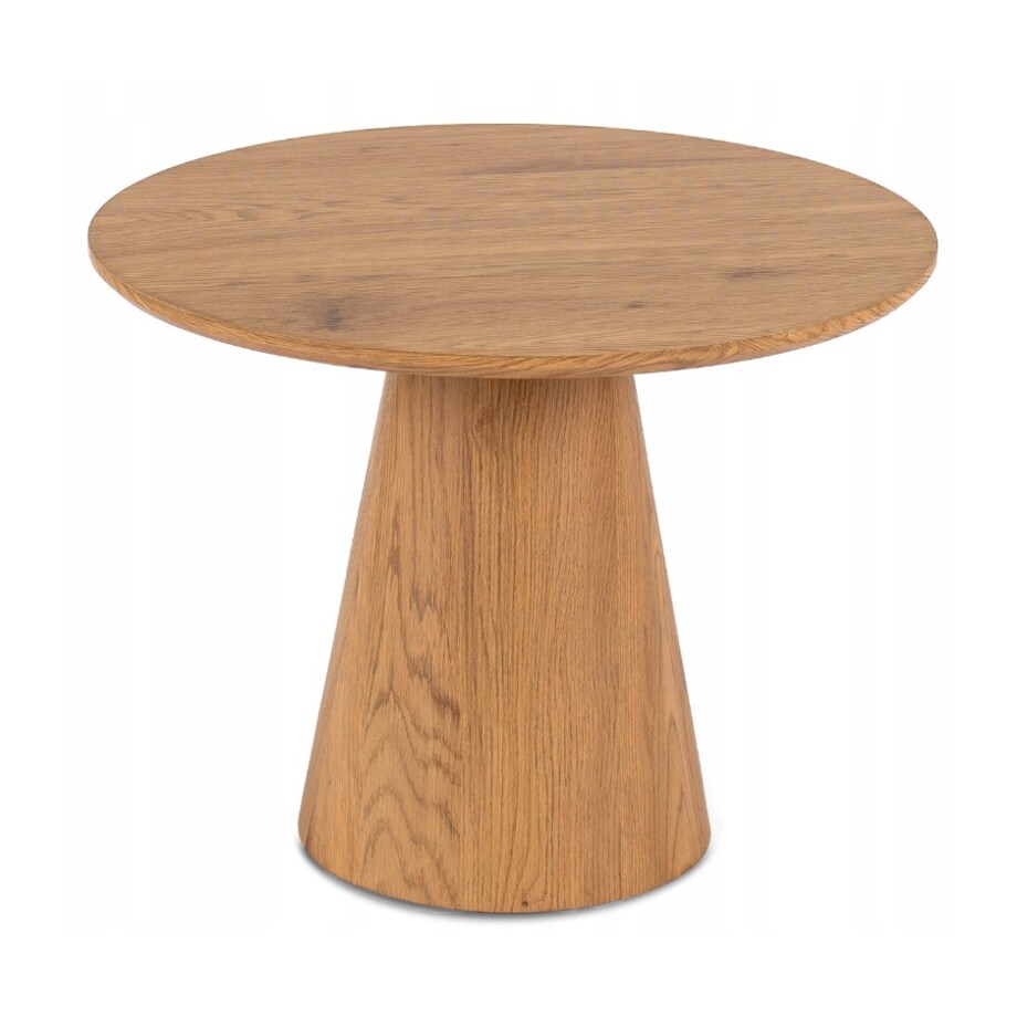 Stolik Kawowy Okrągły Dąb Mały Loft Nowoczesny Mała Okrągła Ława CARLY