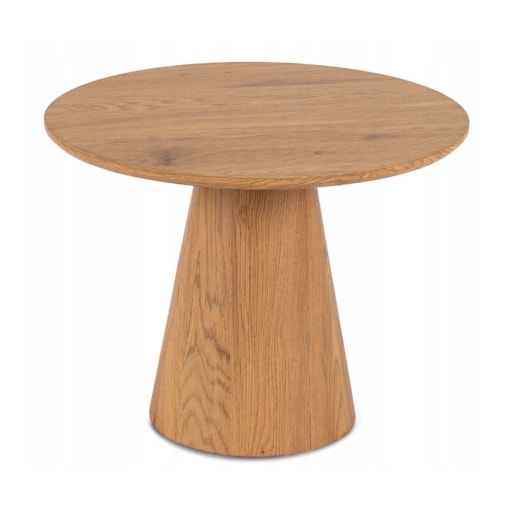 Stolik Kawowy Okrągły Dąb Mały Loft Nowoczesny Mała Okrągła Ława CARLY