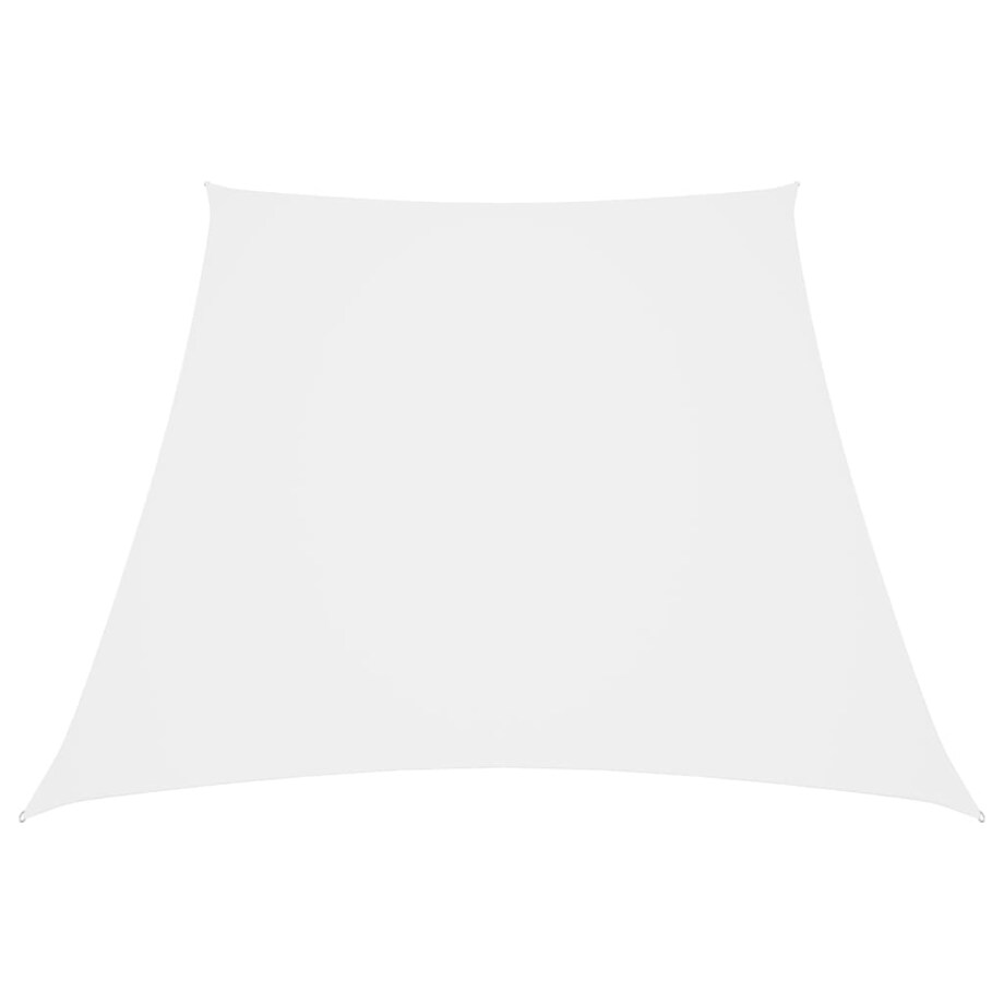 vidaXL Trapezowy żagiel ogrodowy, tkanina Oxford, 4/5x4 m, biały