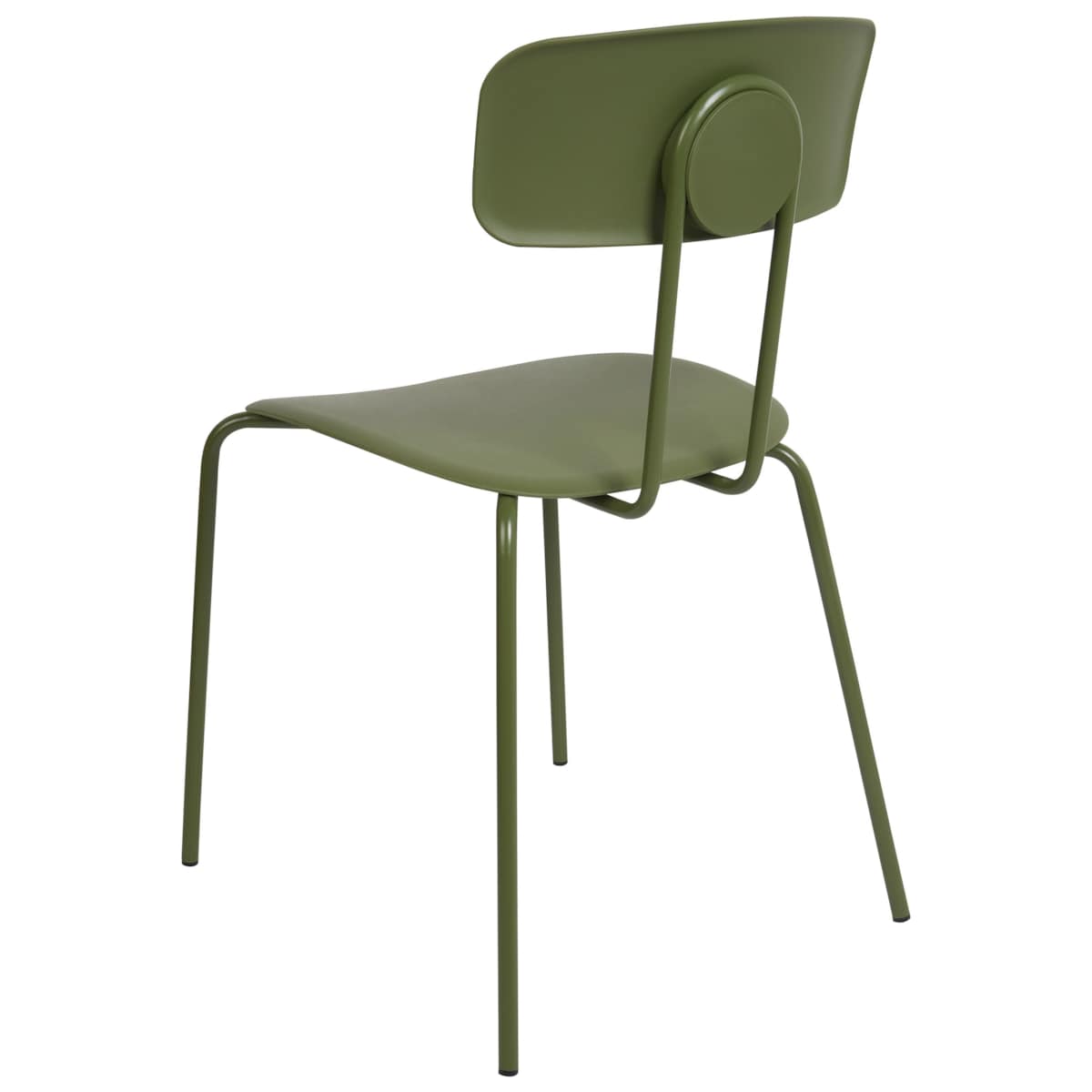 Zestaw 2 krzeseł do jadalni zielony SIBLEY