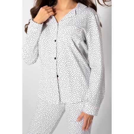 Piżama Delicate Style White, XL