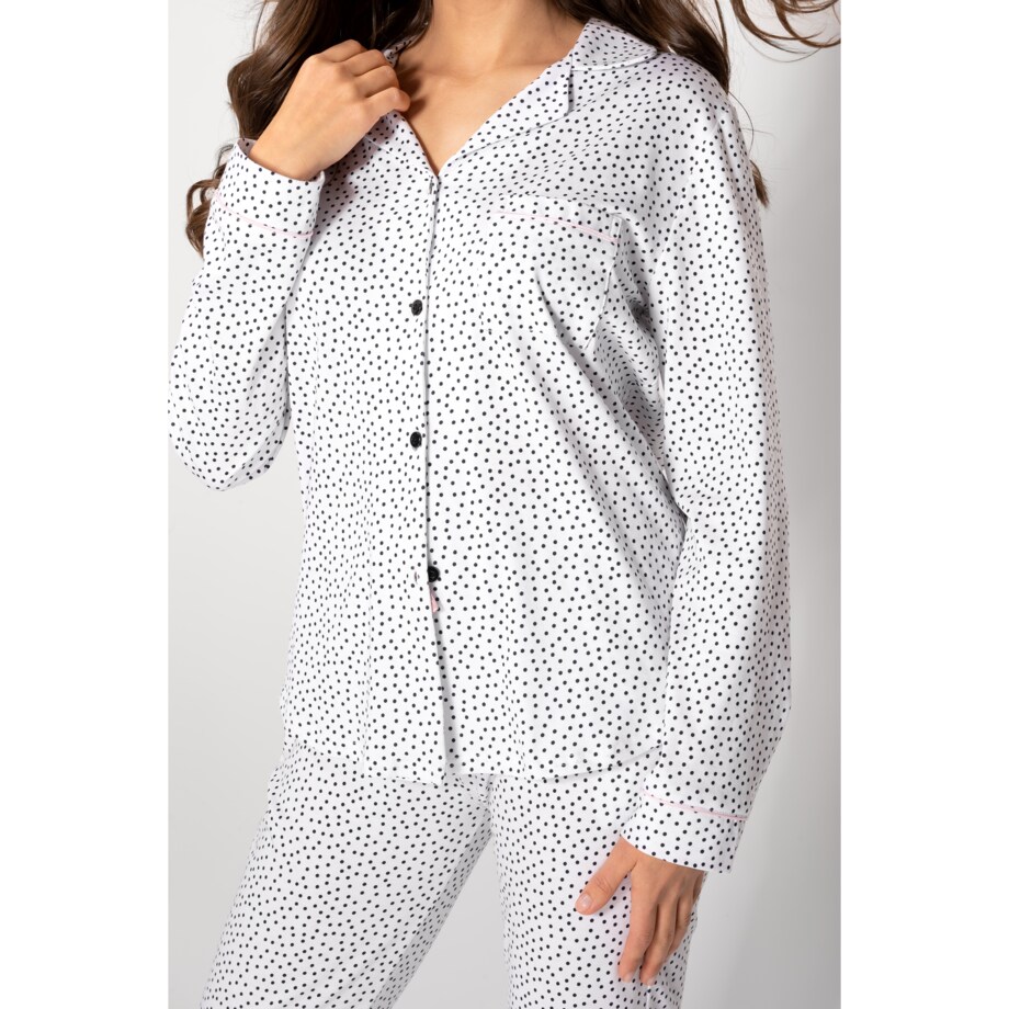 Piżama Delicate Style White, XL