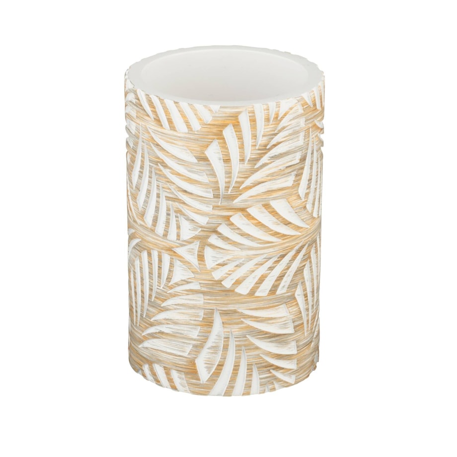 Kubek łazienkowy z roślinnym wzorem TERRALBA, Ø 7 cm