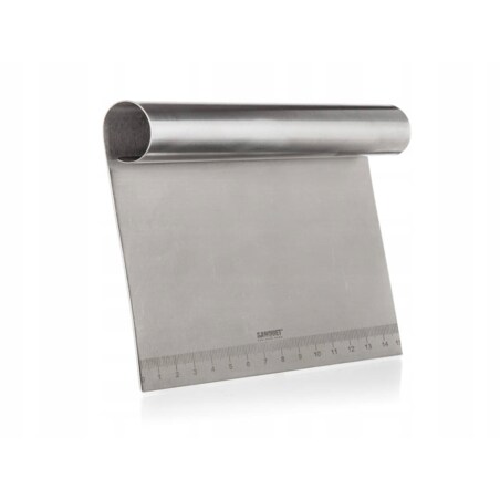 SZPATUŁKA SZATKOWNICA KUCHENNA 15cm metalowa pomocnik do ciasta gotowania