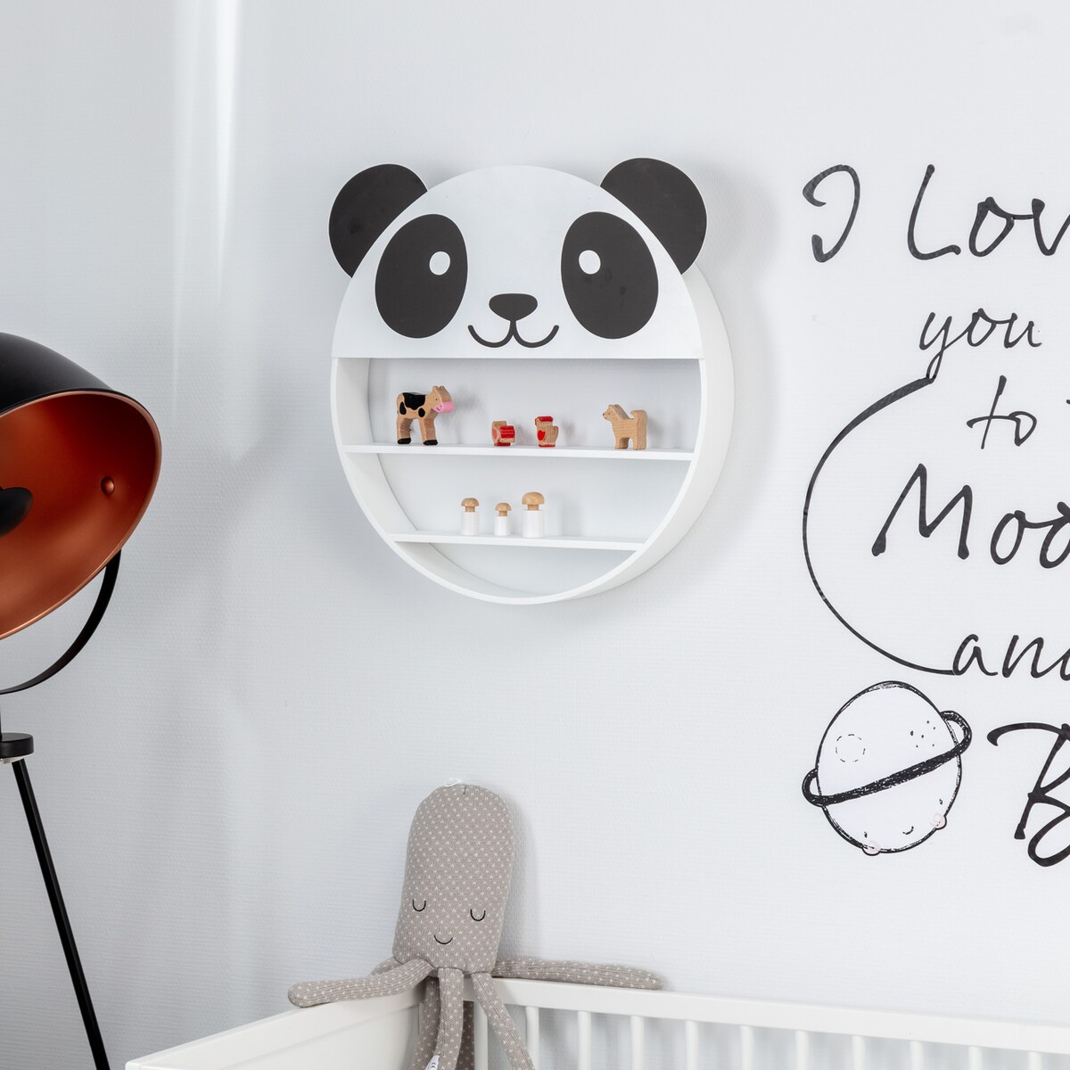 Półka Happy Panda, 50x8x52cm