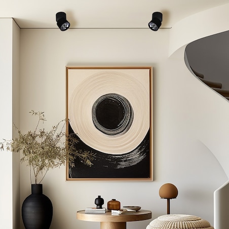 Oprawa natynkowa Light Prestige Brema czarny LED CCT 3000K/4000K/6000K (regulowana) 1 szt.