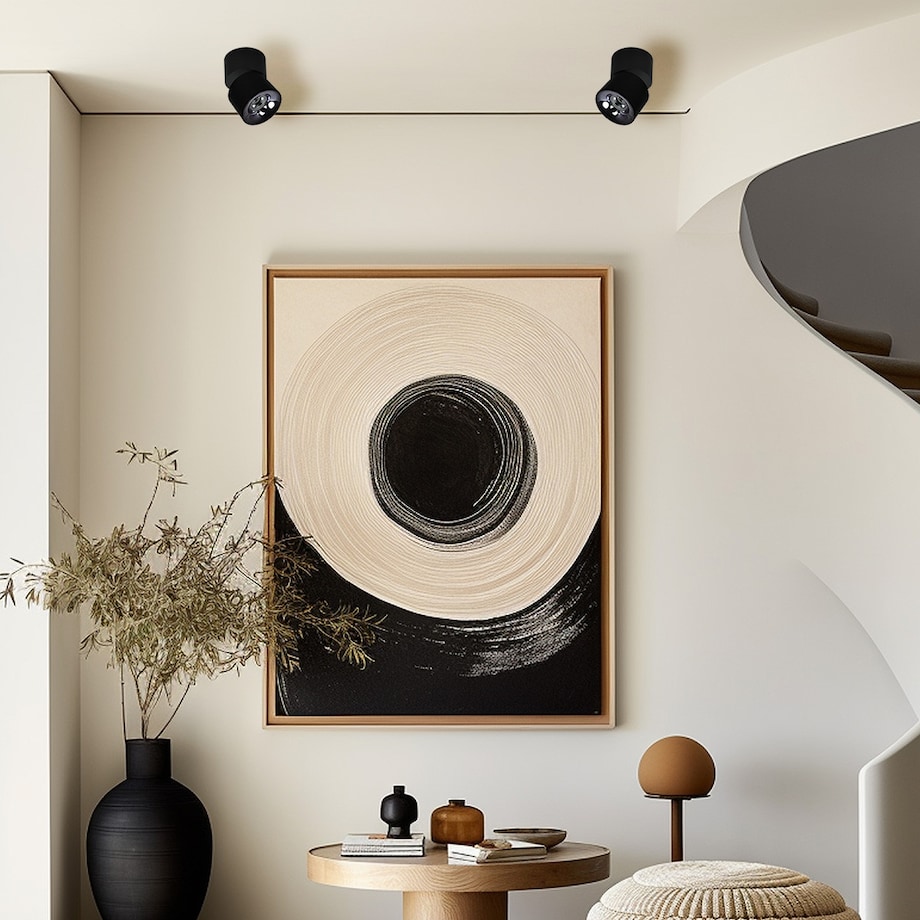 Oprawa natynkowa Light Prestige Brema czarny LED CCT 3000K/4000K/6000K (regulowana) 1 szt.