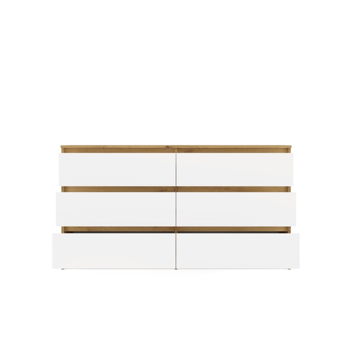 Komoda Malwa M6 140 Dąb Artisan Biały