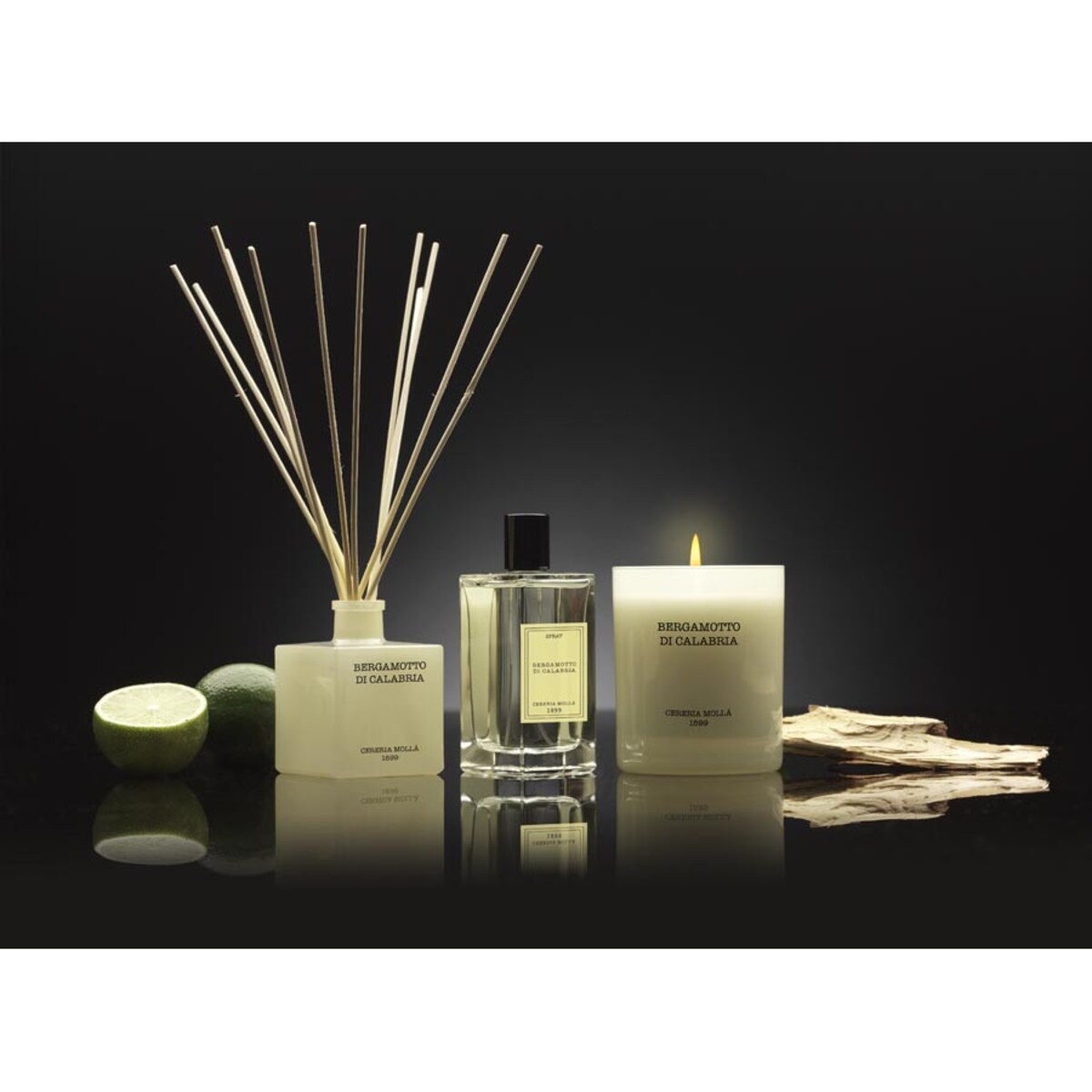 Świeca zapachowa Bergamotto di Calabria, 230 g, Cereria Molla