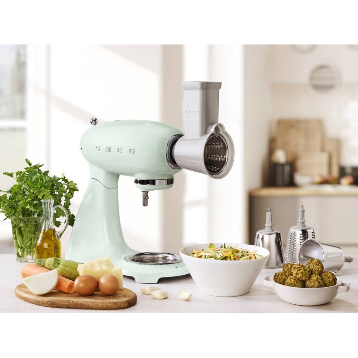 Mikser planetarny pastelowa zieleń 50's Style, SMEG