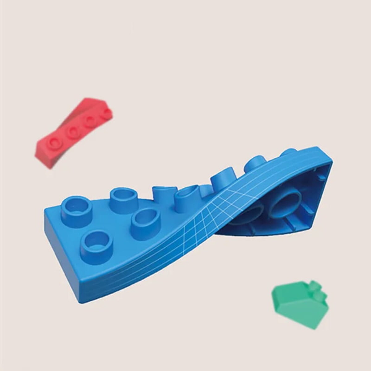 SOFT blocks - miękkie klocki konstrukcyjne 60 elementów