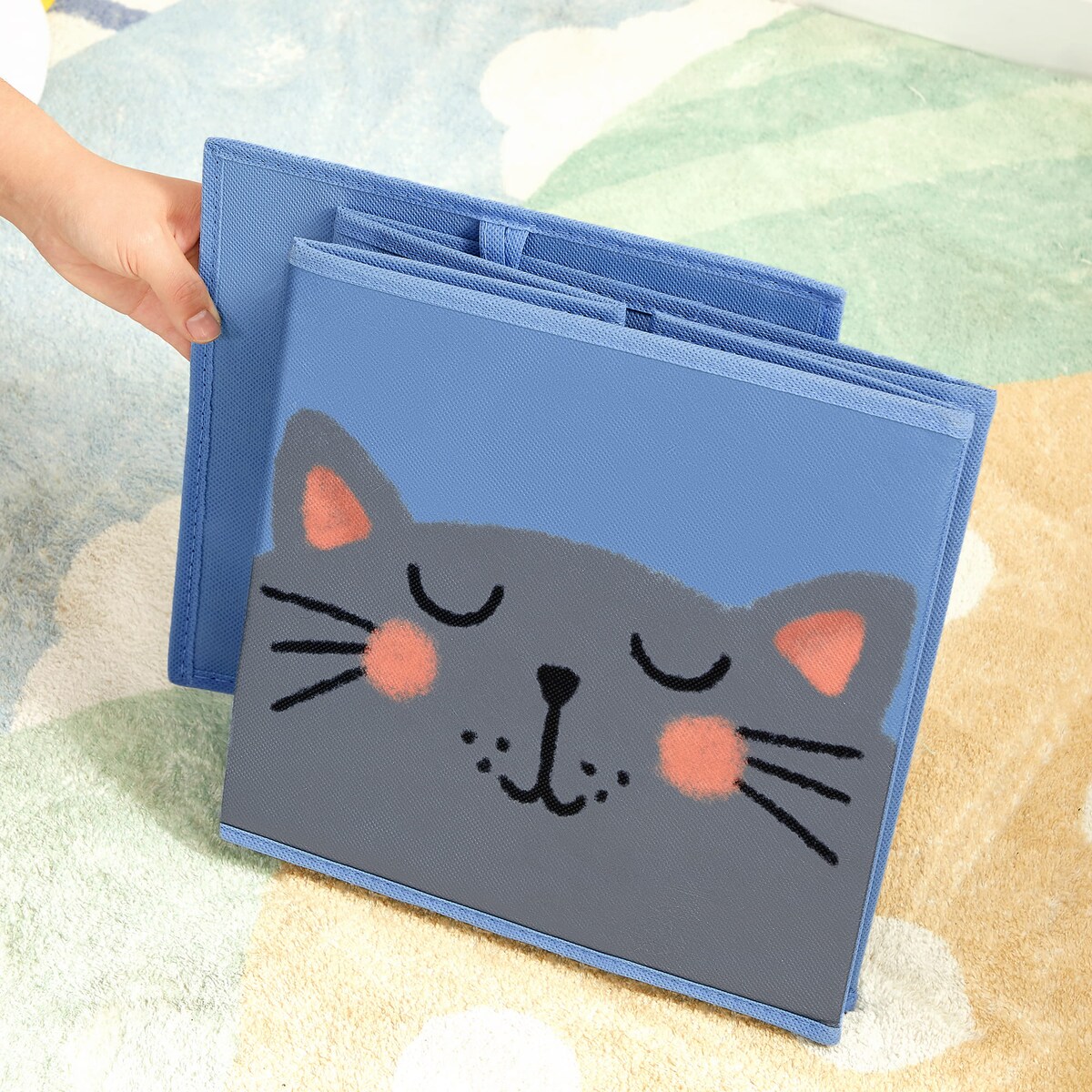 Organizer Dla Dzieci Komplet 3 Sztuki Wielokolorowy Zwierzęta