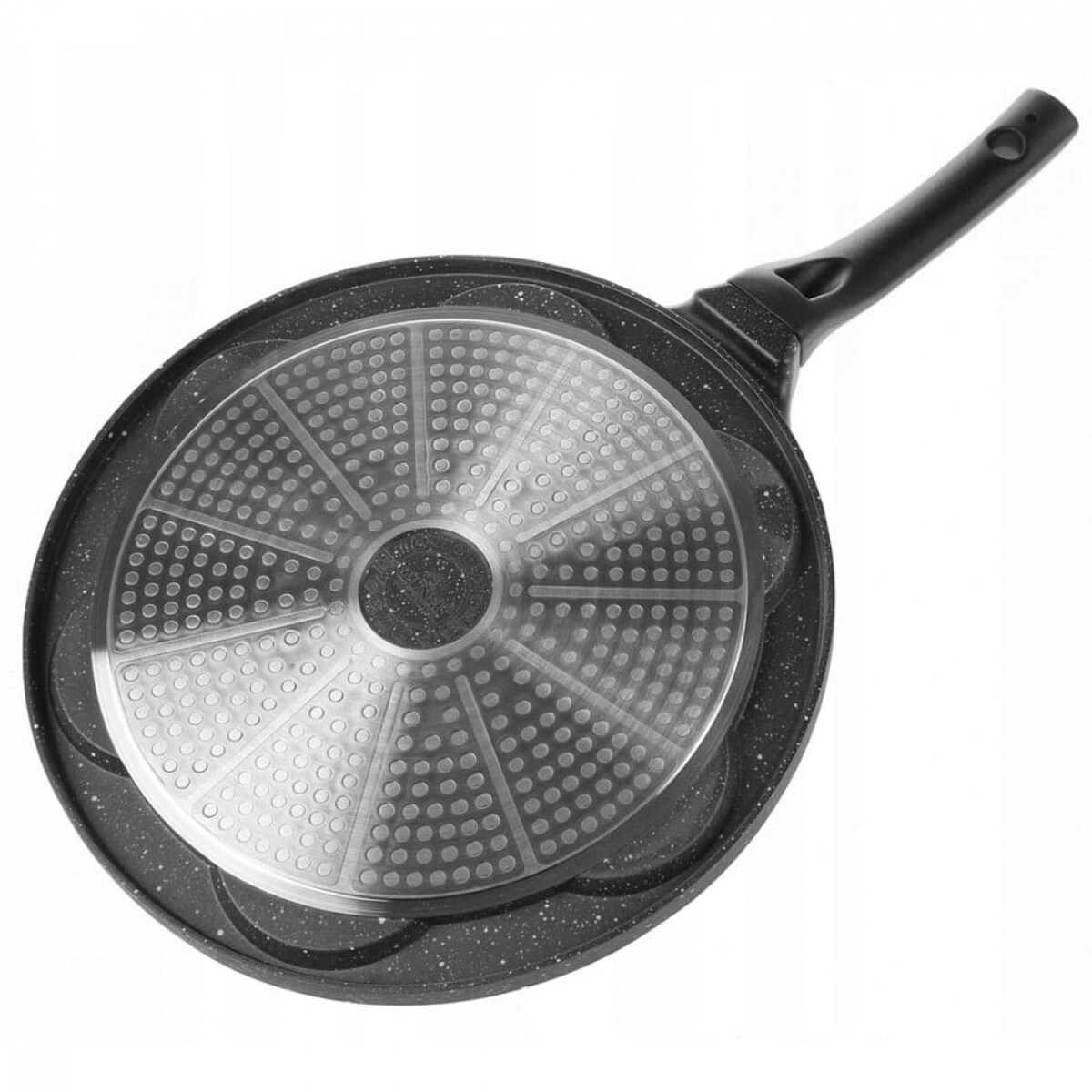 Patelnia do naleśników placków pancake buźki 26cm 7 smileys indukcja ZILNER