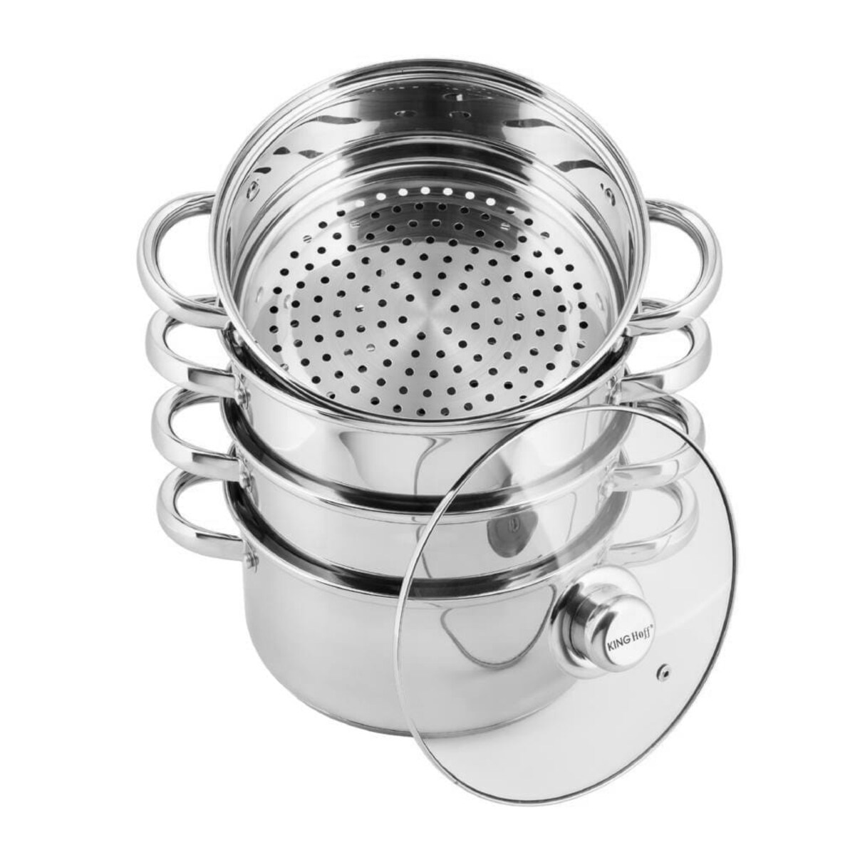 Garnek Na Parę Kinghoff 5 Elem. 22Cm Kh-3329