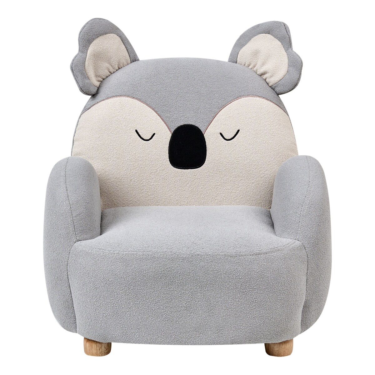 Fotel dziecięcy koala szary HERVIK