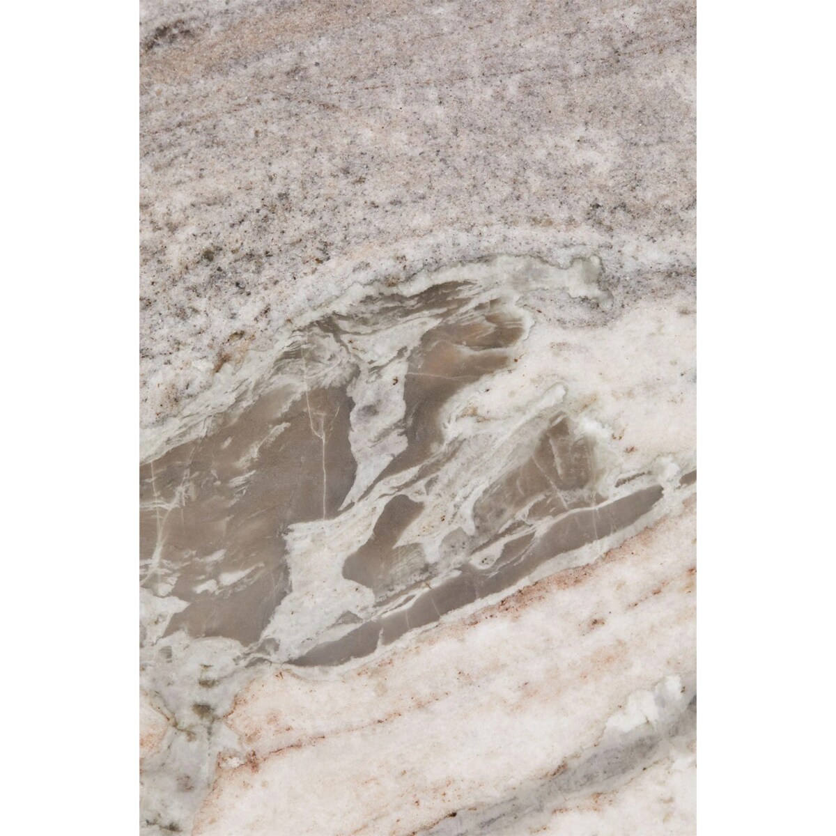 Owalny stół jadalniany 200x100 cm z marmuru i drewna mango Giselda