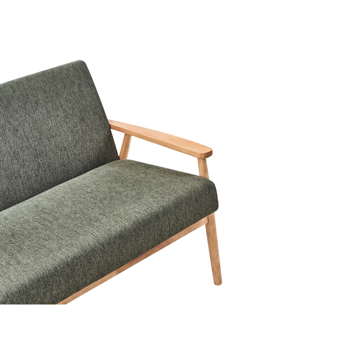 Sofa dla 3 osób ESRUM  Jasny brąz/ zielony