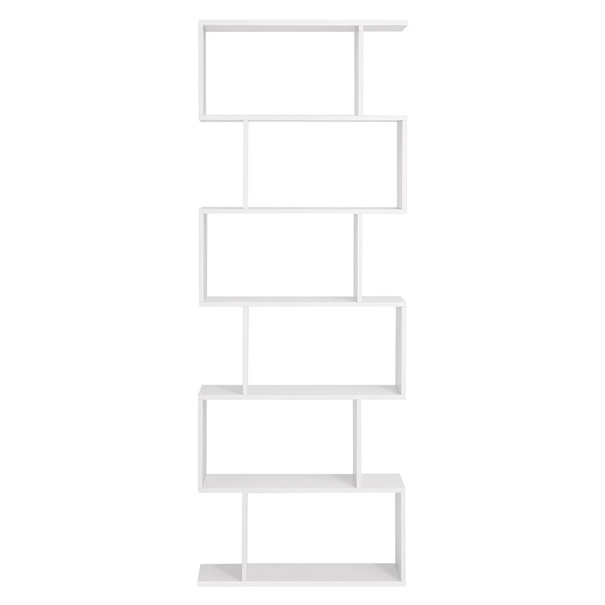 Regał Półka Na Książki 70X24X190,5 Cm Biały