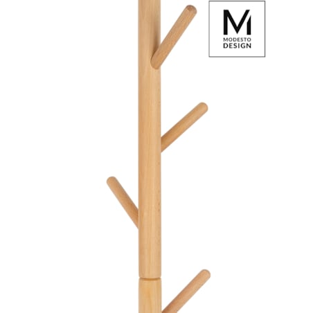 MODESTO wieszak stojący STICK naturalny - drewno bukowe