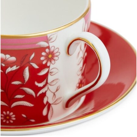 Filiżanka do herbaty ze spodkiem Crimson Jewel Wonderlust Wedgwood