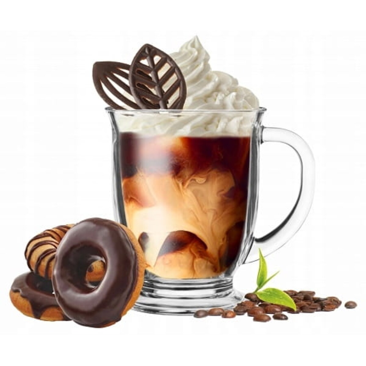 KUBEK DO KAWY HERBATY SZKLANY KUBAS DUŻA POJEMNOŚĆ 400ML