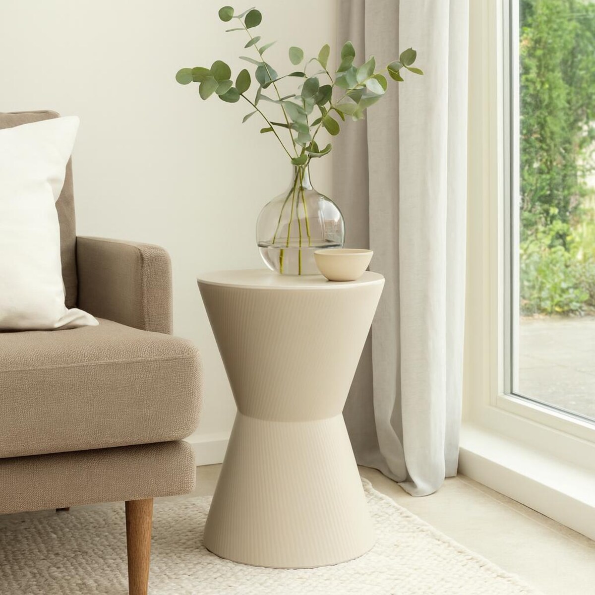 Stolik boczny do kanapy typu totem TOME, Ø 29 x 45 cm