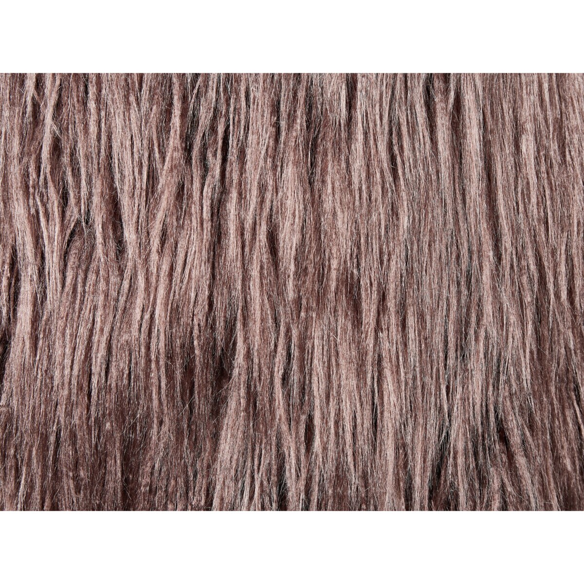 2 poduszki dekoracyjne włochacze 45 x 45 cm brązowe COROKIA